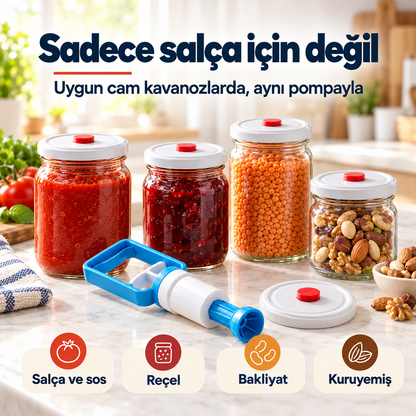 VakuKap — Manuel Kavanoz Vakumlama Seti
